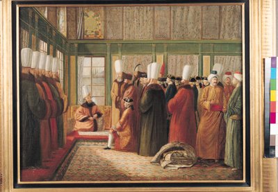 Reception of the French Ambassador by the Grand Vizier in Constantinople by Francis Smith